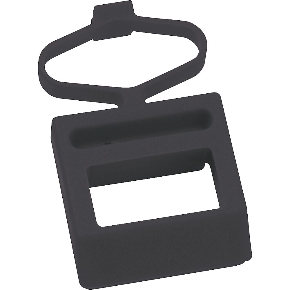 BITO Seguro del lado frontal, para cajas plegables reutilizables, negro