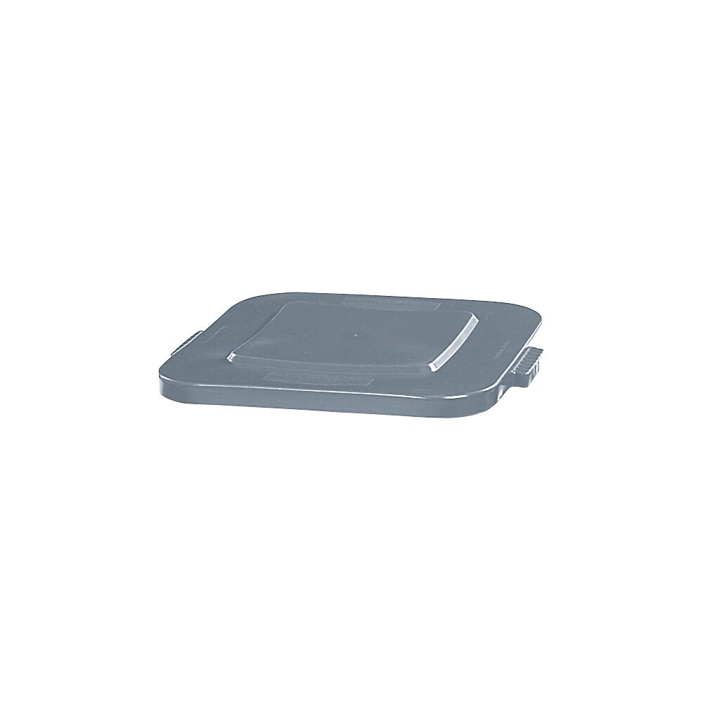 Rubbermaid Tapa plana, cuadrada, para recipientes con capacidad para 151 litros, gris