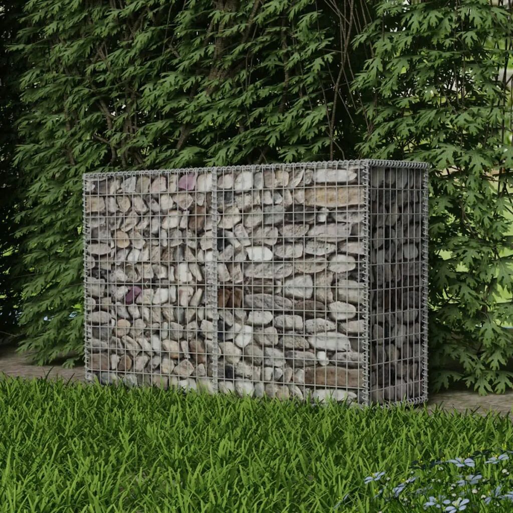 vidaXL Cesta de muro de gaviones acero galvanizado 150x50x100 cm