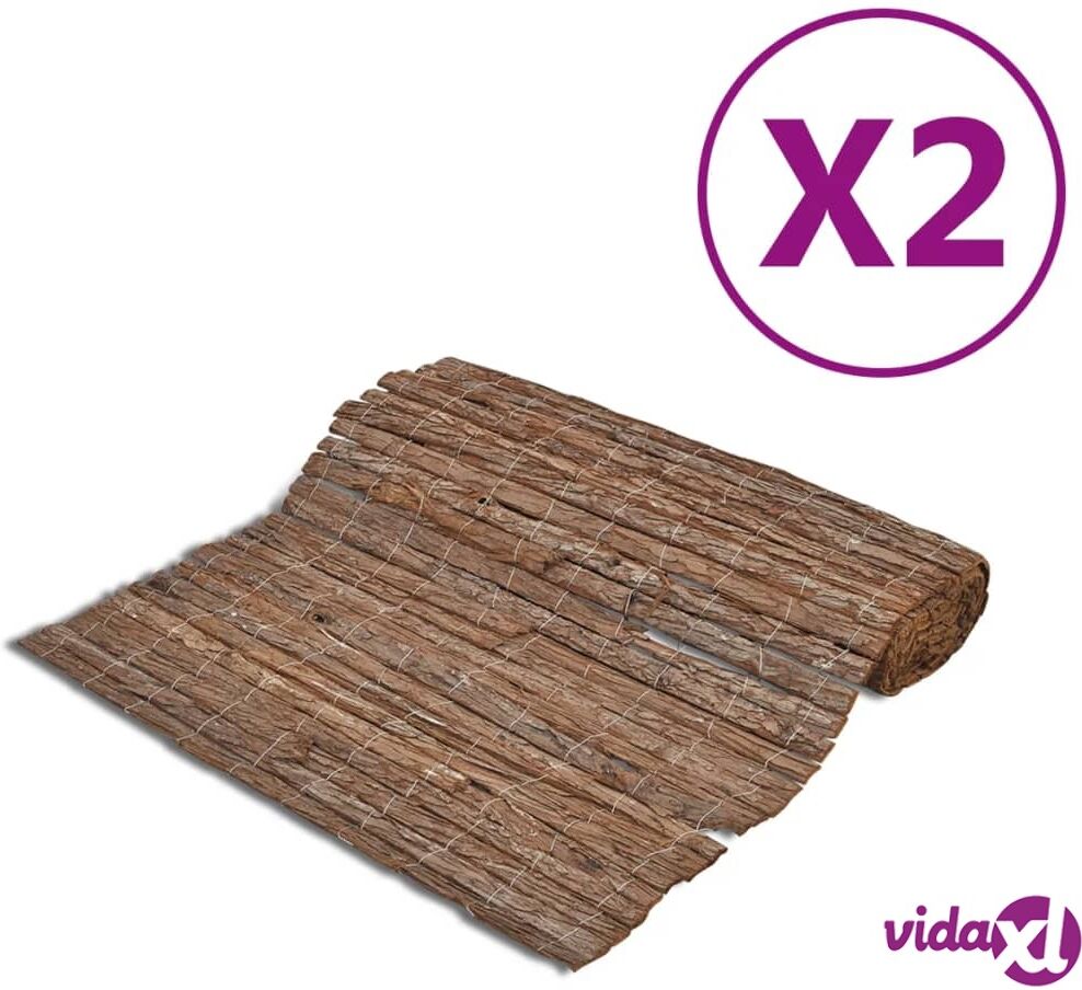 vidaXL Kaarna-aidat 2 kpl 400x150 cm