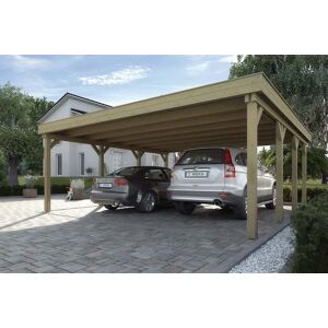 Carport double WEKA 609 T1 - Publicité