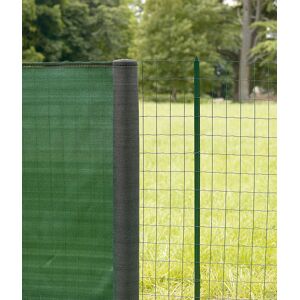 Brise-vue PE tissé 100% bouton Vert 1.50x25m