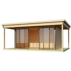 WEKA Abri de jardin Domeo 4+ V2 - Bois - 12.82m - Publicité