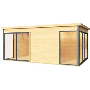 WEKA Abri de jardin domeo 3+ - Bois - 15,67m - Publicité