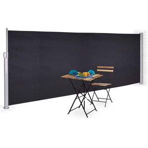 Bc-elec - ASA-200T Store latéral gris anthracite 3x2m rétractable pour terrasse, brise-vue jardin pare-vue... Publicité