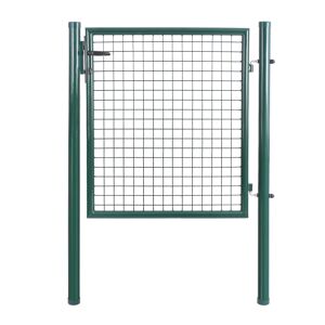 Bc-elec - HMGD-1 Barriere de jardin, Portillon de jardin 100x100cm vert, Porte de jardin, Portail de clôture