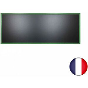 INTERFACE PLV Ardoise murale en bois couleur vert feuille dimensions 166 x 66 cm - Fabrication française - Vert feuille - Publicité