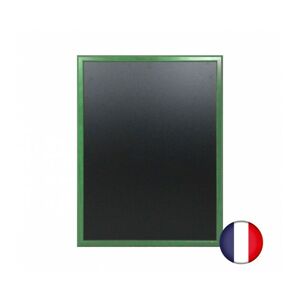 INTERFACE PLV Ardoise murale en bois couleur vert feuille dimensions 86 x 66 cm - Fabrication française - Vert feuille - Publicité