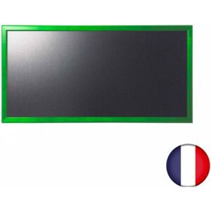 INTERFACE PLV Ardoise murale en bois couleur vert feuille dimensions 95 x 50 cm - Fabrication française - Vert feuille - Publicité