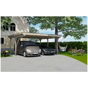 Weka - Carport double 616 a avec arcs - Publicité