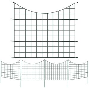 Clôture d'étang Clôture de jardin Set de 11 pièces Garden Clôture de protection d'étang 5x Clôture - Hengda - Publicité
