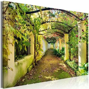 Artgeist - Tableau pergola large - 90 x 60 cm - Vert et Bronze - Publicité