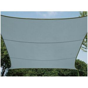 Voile solaire - rectangulaire - 2 x 3 m - couleur : gris ardoise clair  RI17316