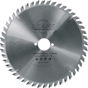 Leman Lame carbure portative bois Leman 150x20/16/12,7mm 48Z