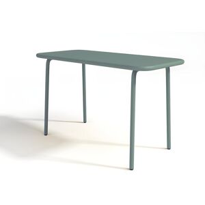 Vente-unique.com Table de jardin pour enfants en metal L.80 cm - Vert amande - POPAYAN de MYLIA