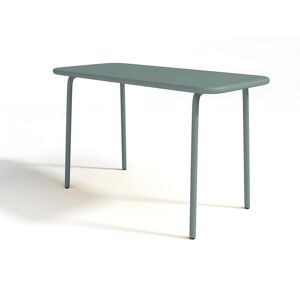 MYLIA Table de jardin pour enfants en métal L.80 cm - Vert amande - POPAYAN de MYLIA