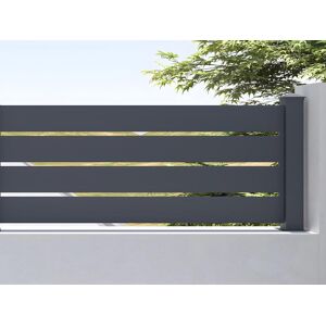 Vente uniquecom Extension de cloture a poser ajouree H803 x L1783 cm en aluminium anthracite PRIMO