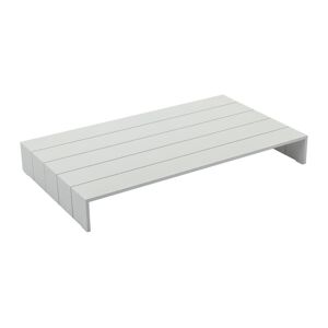 MYLIA Table basse de jardin en aluminium - Blanc - LIVAI de MYLIA