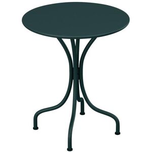 Table ronde de jardin D60cm en metal Vert sapin MIRMANDE de MYLIA