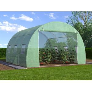 Vente uniquecom Serre tunnel avec structure en acier 9 mA² L300 x l300 x H200 cm IPOMEA