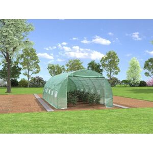 Vente uniquecom Serre tunnel avec structure en acier 18 mA² L300 x l600 x H200 cm IPOMEA