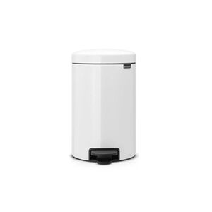 Brabantia Poubelle à pédale Newicon 12 l blanc Code C - - Blanc - Métal - Publicité