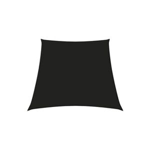 VIDAXL Voile de parasol Tissu Oxford trapèze 2/4x3 m Noir - Publicité