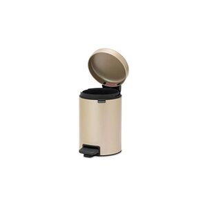 Brabantia Poubelle Newicon 3l champagne - - Or - Plastique - Publicité