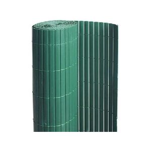 Jardideco Canisse PVC double face Vert 6 m - 2 rouleaux de 3 x 1,20 m - - Publicité