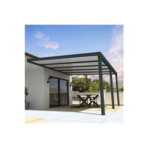 Ombrazur Pergola isotoit CLASSIC Gris anthracite 6,19x3,50m + LED - Publicité