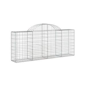 VIDAXL Paniers à gabions arqués 6 pcs 200x30x80/100 cm Fer galvanisé - Publicité