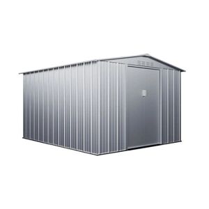 Vente-Unique.com Abri de jardin métal en acier galvanisé gris 8,51 m² LINUS - Publicité