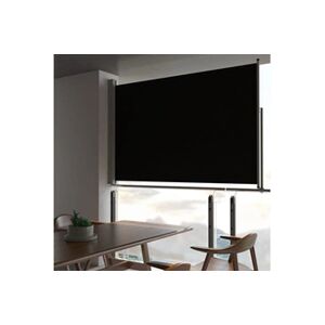 VIDAXL Auvent latéral rétractable de patio 160 x 300 cm Noir - Publicité