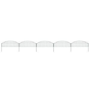 vidaXL Ensemble de clôture voûtée d'étang 77,3x26 cm Vert - Publicité