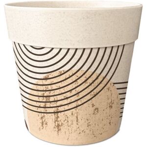 Cache Pot Bambou Motif Graphik 6 Cm - Publicité