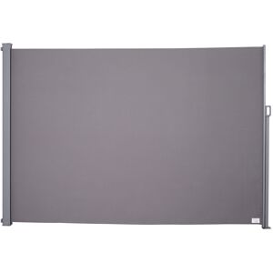 Outsunny Store latéral Brise-Vue paravent rétractable dim. 3L x 2H m alu. Polyester Anti-UV Haute densité 280 g/m² Gris