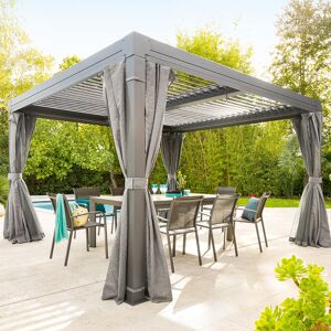 Hespéride Base de pergola bioclimatique MAJAÉ 3,6 x m - Aluminium Ancien prix : 3 299€ Hespéride