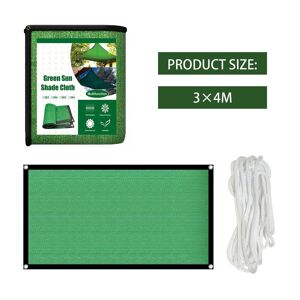 TOMTOP JMS Filet d'ombrage résistant aux UV, voile d'ombrage, auvent pour plantes de jardin, abri pour serre respirante 3X4M - Publicité