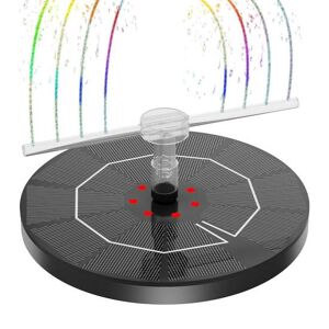 Fontaine Solaire Panneau Solaire en Verre de Pulvérisation Personnalisable Fontaines de Bain d Oiseaux Pompe à Eau Solaire avec Système de Filtration pour Décor Extérieur d étang de Jardin - Publicité