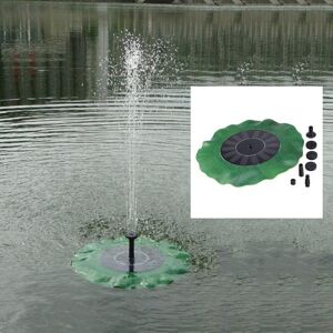 HOMEKA Fontaine d'étang de jardin de panneau solaire de pompe à eau flottante de feuille de Lotus de la mode 190L/H - Publicité