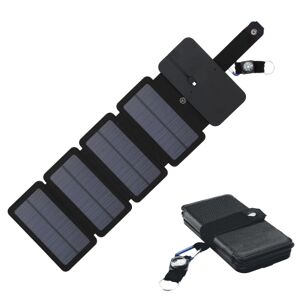 TOMTOP Chargeur à panneau solaire pliable Puissance de secours extérieure avec compas pour la randonnée en camping - Publicité