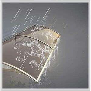 OOzie Auvent de fenêtre de Porte, auvent extérieur de Jardin, abri Contre la Pluie, Protection Contre la Pluie et la Neige, Conception d'arc mécanique, Support en Alliage d'aluminium, Polycarbonate (co - Publicité