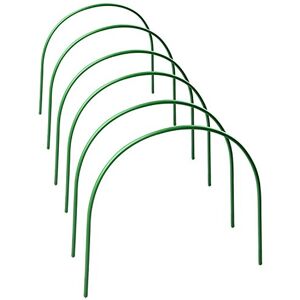 Redsa Lot de 6 arceaux de serre en acier avec revêtement en plastique antirouille pour serre de jardin 120 x 48 x 48 cm - Publicité