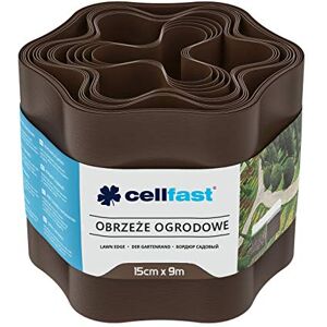 Cellfast Rouleau de bordure de jardin flexible (marron, 150 mm x 9 m) - Publicité