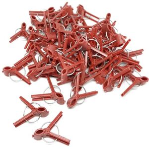 50 pcs Réutilisable En Plastique Support De Plantes Clips Pinces Pour Plantes Suspendus Vigne Jardin Serre Légumes Tomates Clips Jardin Greffe Clip - Publicité