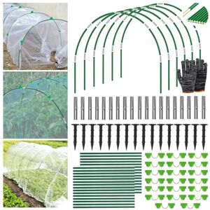 HEYIDAMAI Arceaux Serre De Jardin, Arceaux pour Serre Tunnel, Cerceau de Serre de Jardin, Cerceau pour Serre de Jardin, Kit De Maison De Cerceau De Jardin, Garden Arceaux pour Serre Tunnel - Publicité