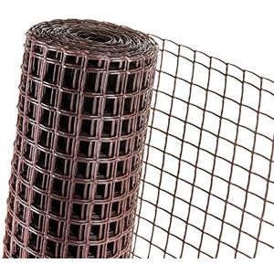 HaGa ® Clôture de jardin Support pour plantes Hauteur : 0,5 m Maille : 40 mm Marron (vendu au mètre) - Publicité