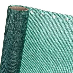 HaGa ® Panneau de clôture 1,5 m x 1 m (vendu au mètre) – Effet d'ombrage 85% en vert – Brise-vue efficace pour clôture et terrasse – Tissu de protection solaire pare-soleil, pare-vent - Publicité