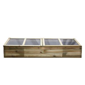 Cémonjardin Serre double chassis en bois Florence