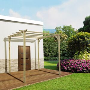 Cémonjardin Pergola en bois Cerise